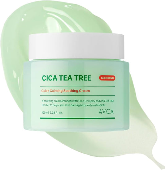AVCA : Cica Tea Tree Quick Calming Soothing Cream