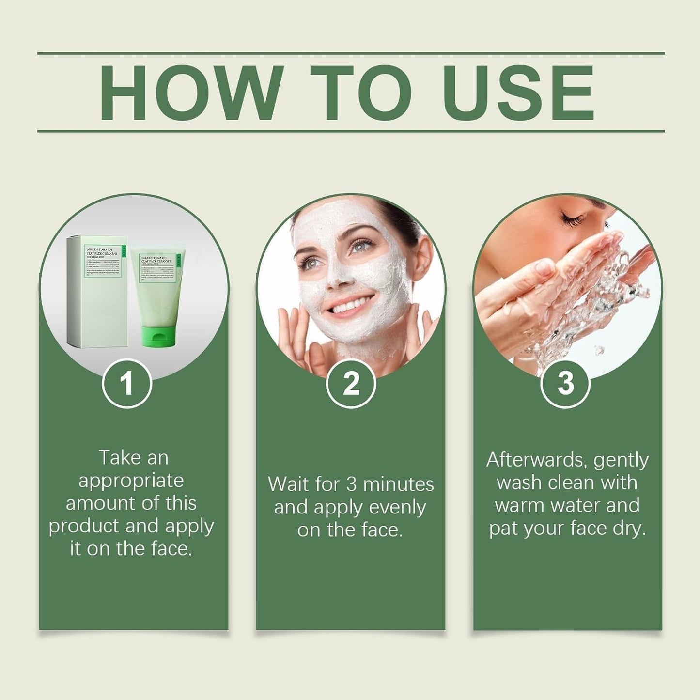 FULLY : Green Tomato Clay Mask Cleanser