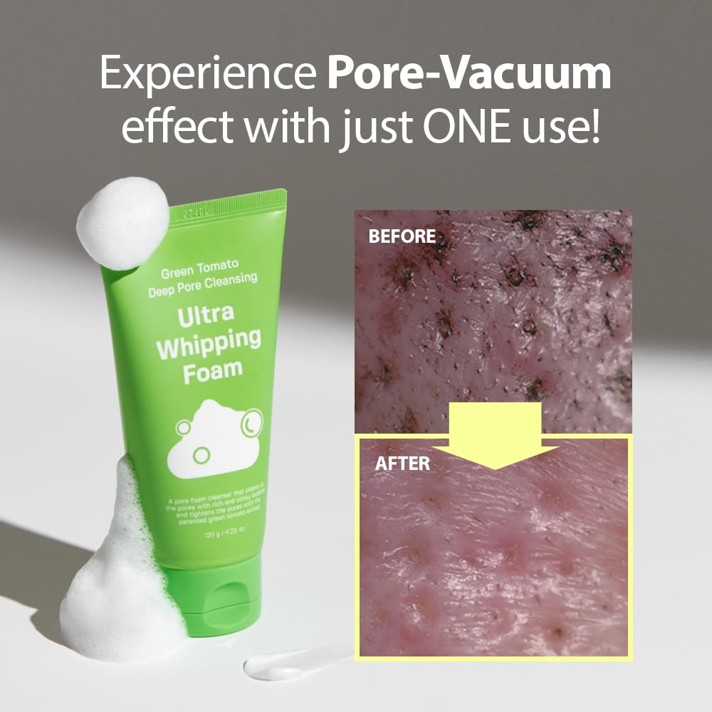 SUNGBOON EDITOR : Green Tomato Deep Pore Cleansing Ultra Whipping Foam