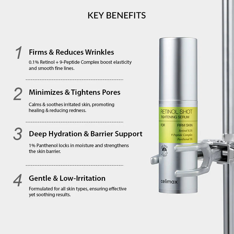 celimax : The Vita-A Retinol Shot Tightening Serum