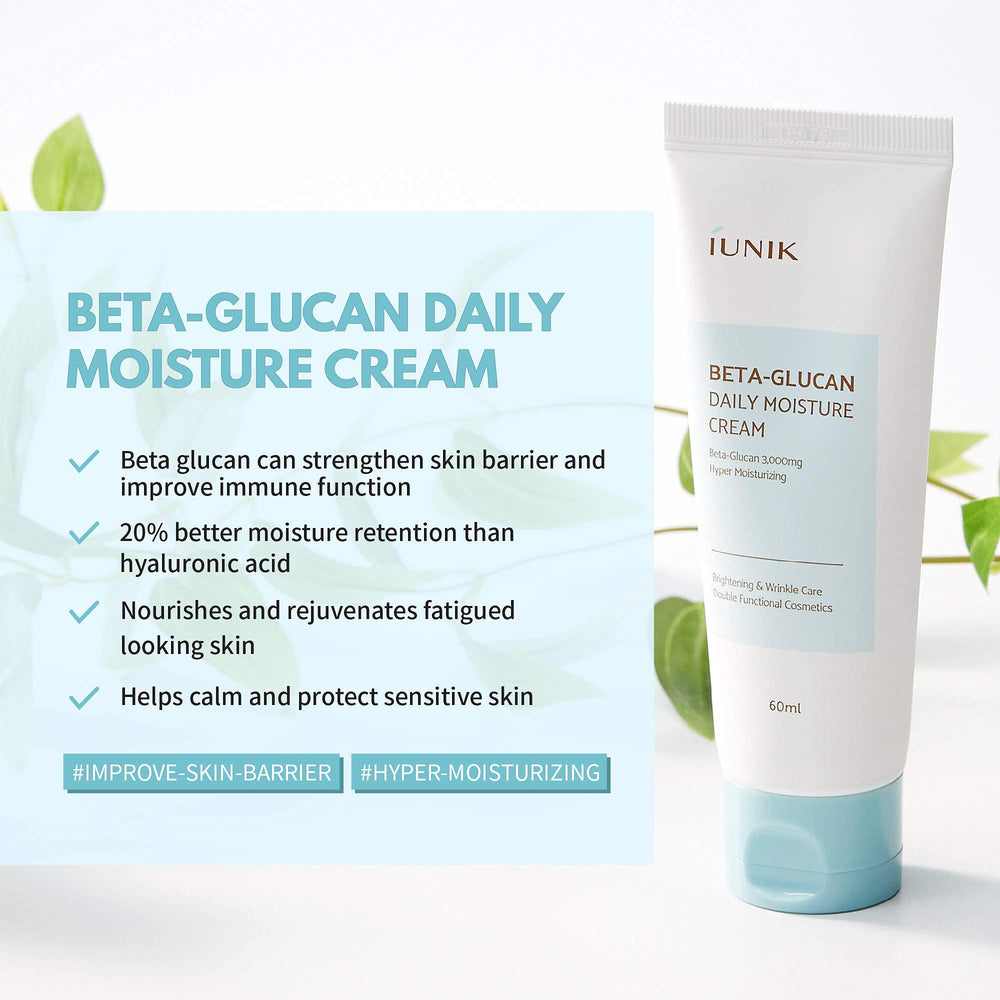 iUNIK : Beta-Glucan Daily Moisture Cream 60ml
