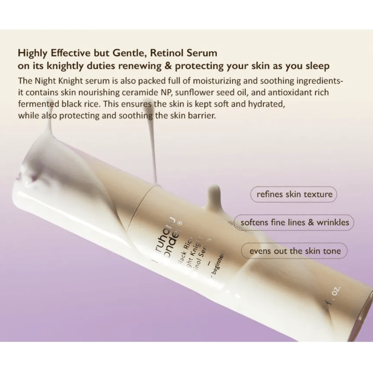 haruharu wonder : Black Rice Night Knight Retinol Serum