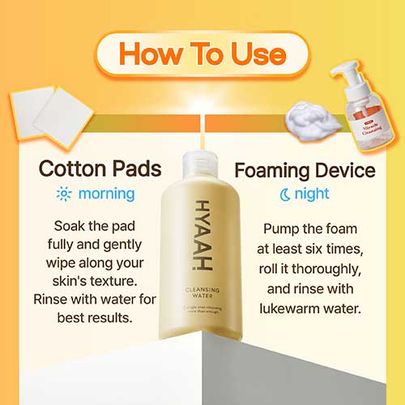 HYAAH : Mild But Deep Cleansing Water