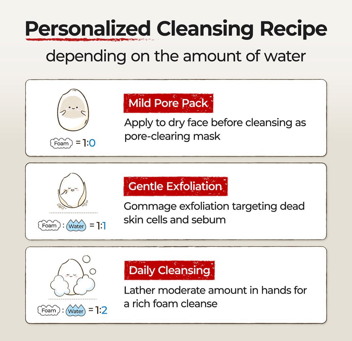 numbuzin : No.3 Rice Enzyme Skin Softening Cleansing Foam