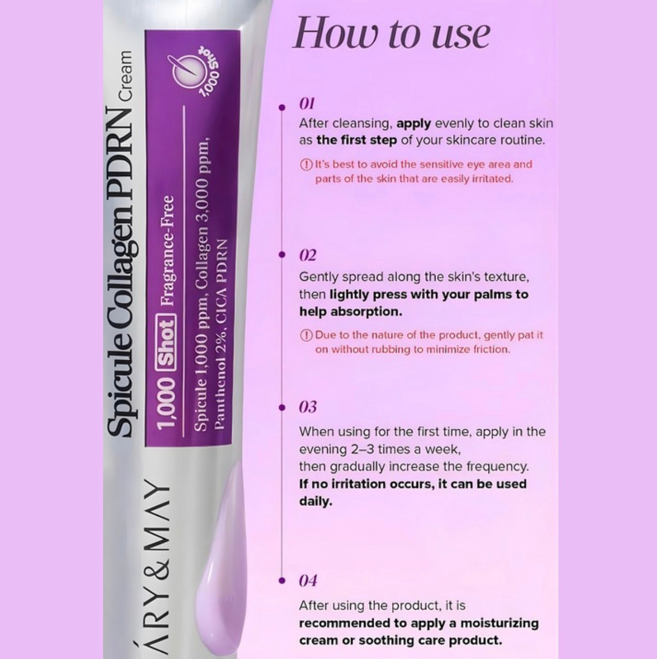 Mary&May : Spicule Collagen PDRN Cream
