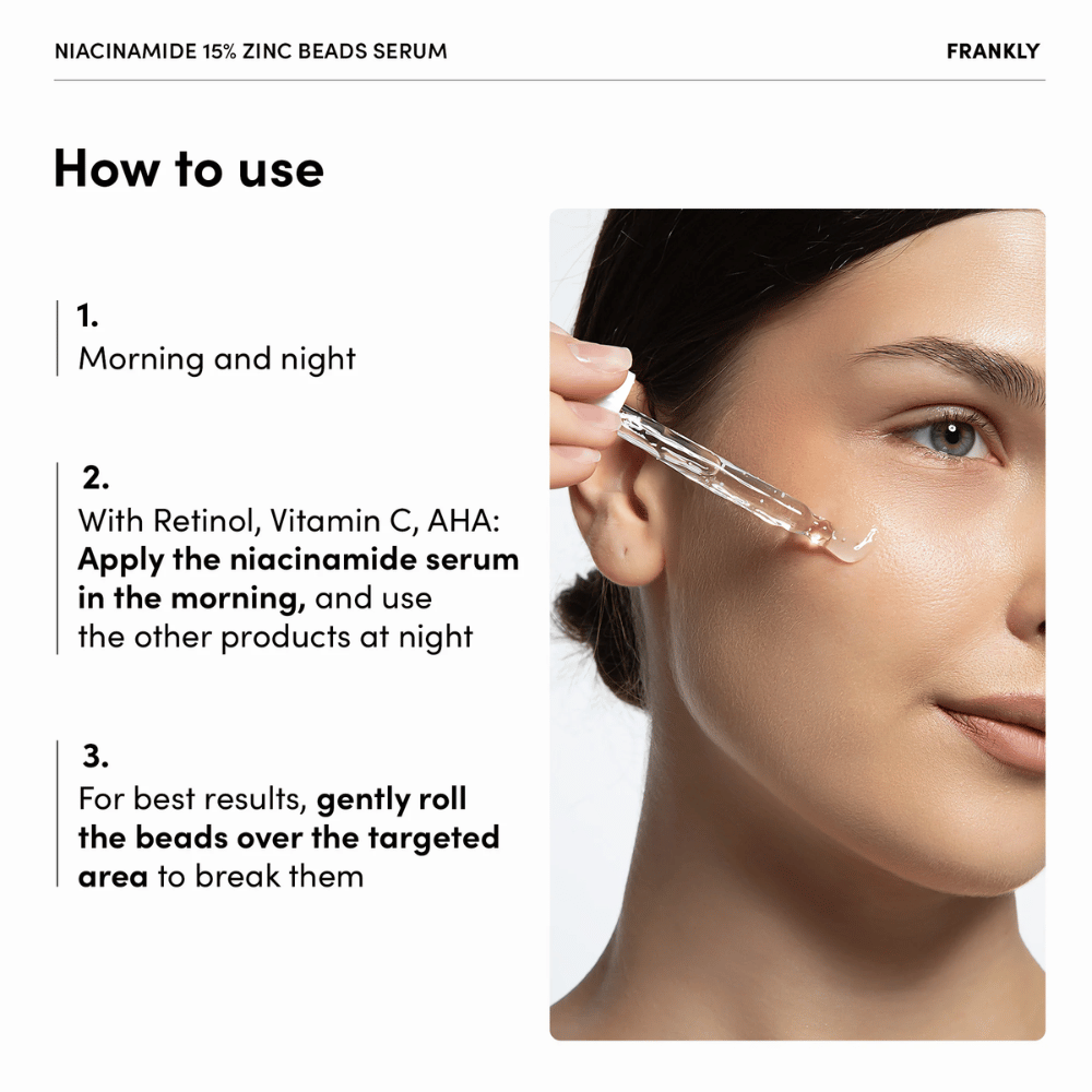FRANKLY : Niacinamide 15% + Zinc Beads Serum