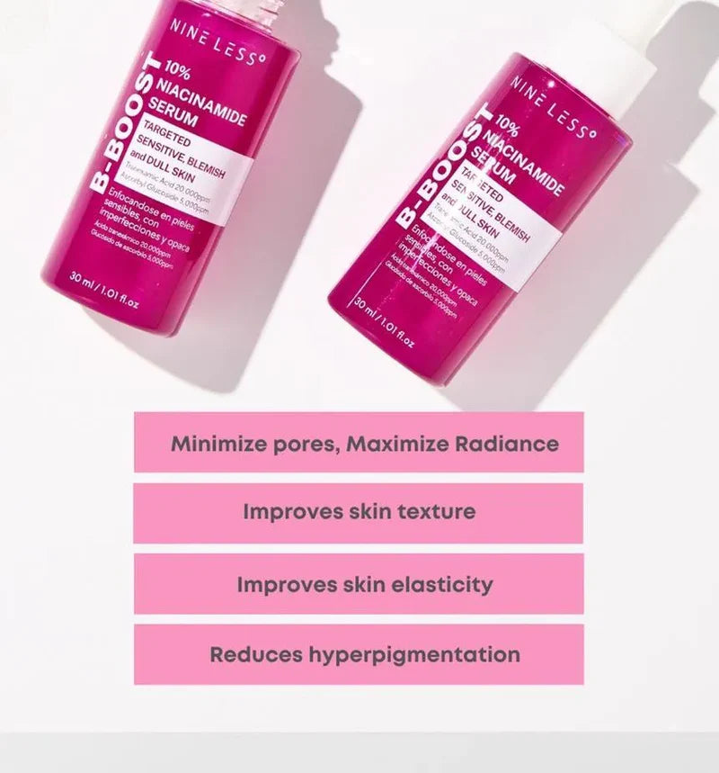 NINELESS : B-Boost 10% Niacinamide Serum