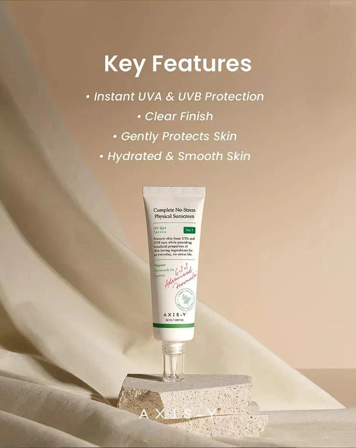 AXIS-Y : Complete No-Stress Physical Sunscreen