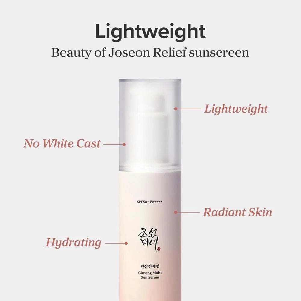 Beauty of Joseon : Ginseng Moist Sun Serum