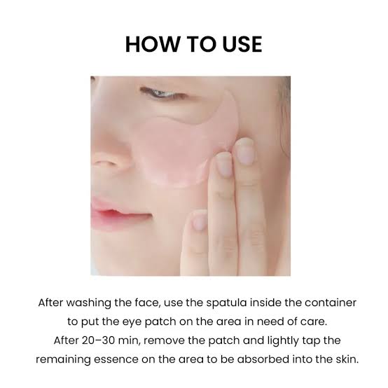 heimish : Bulgarian Rose Water Hydrogel Eye Patch