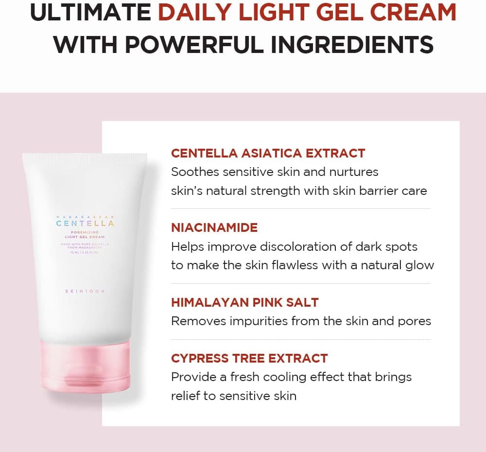 SKIN1004 : Madagascar Centella Poremizing Light Gel Cream