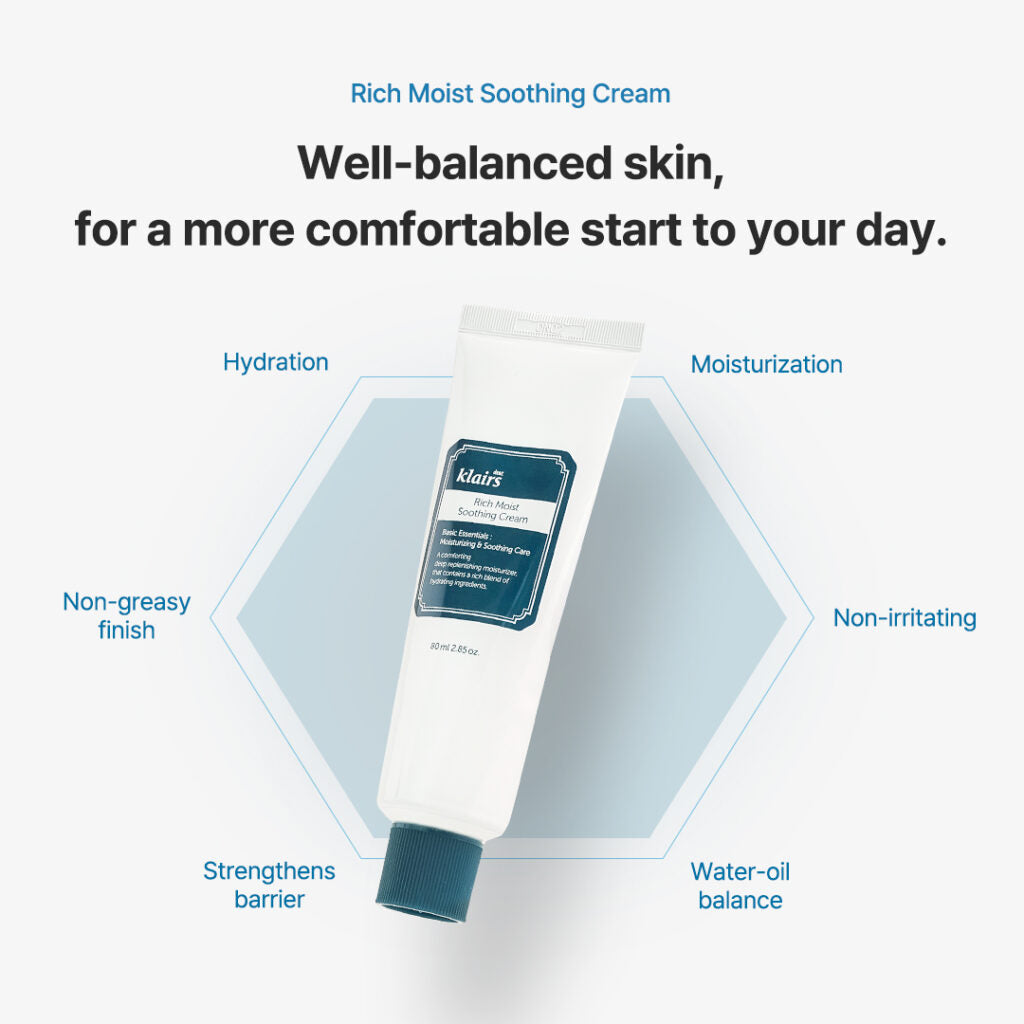 Dear, Klairs : Rich Moist Soothing Cream