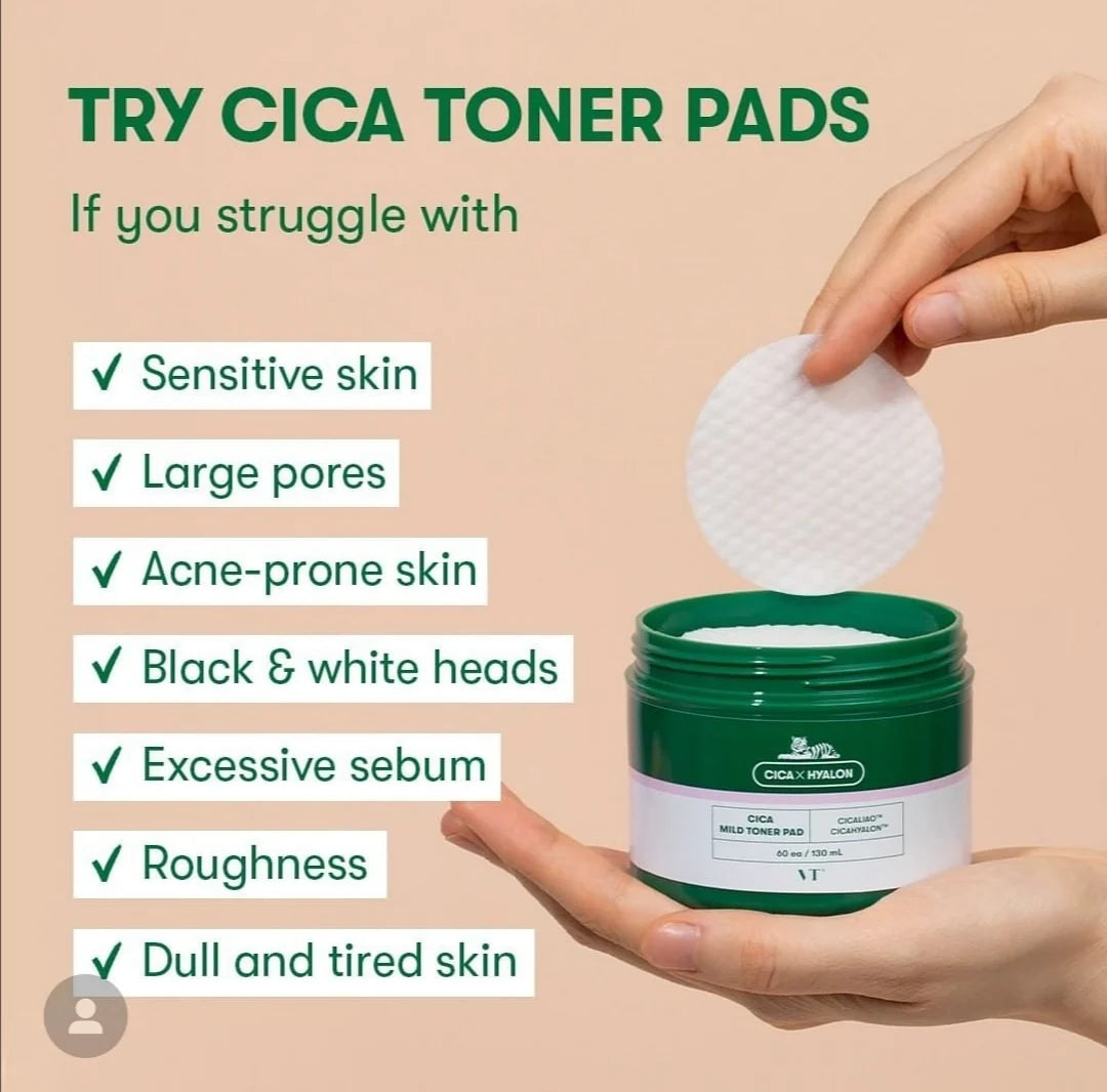 VT : Cica Mild Toner Pad