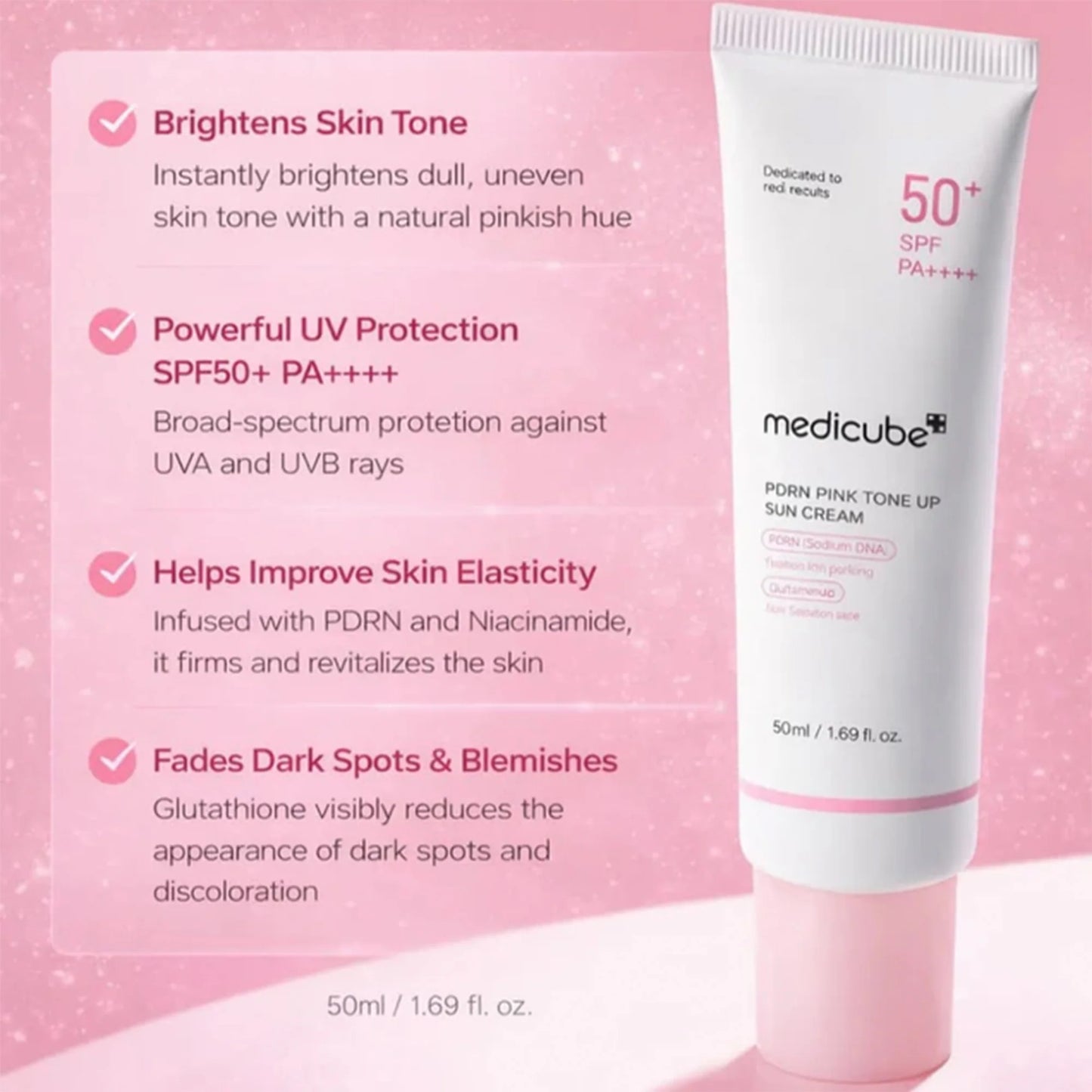 medicube : PDRN Pink Tone Up Sun Cream