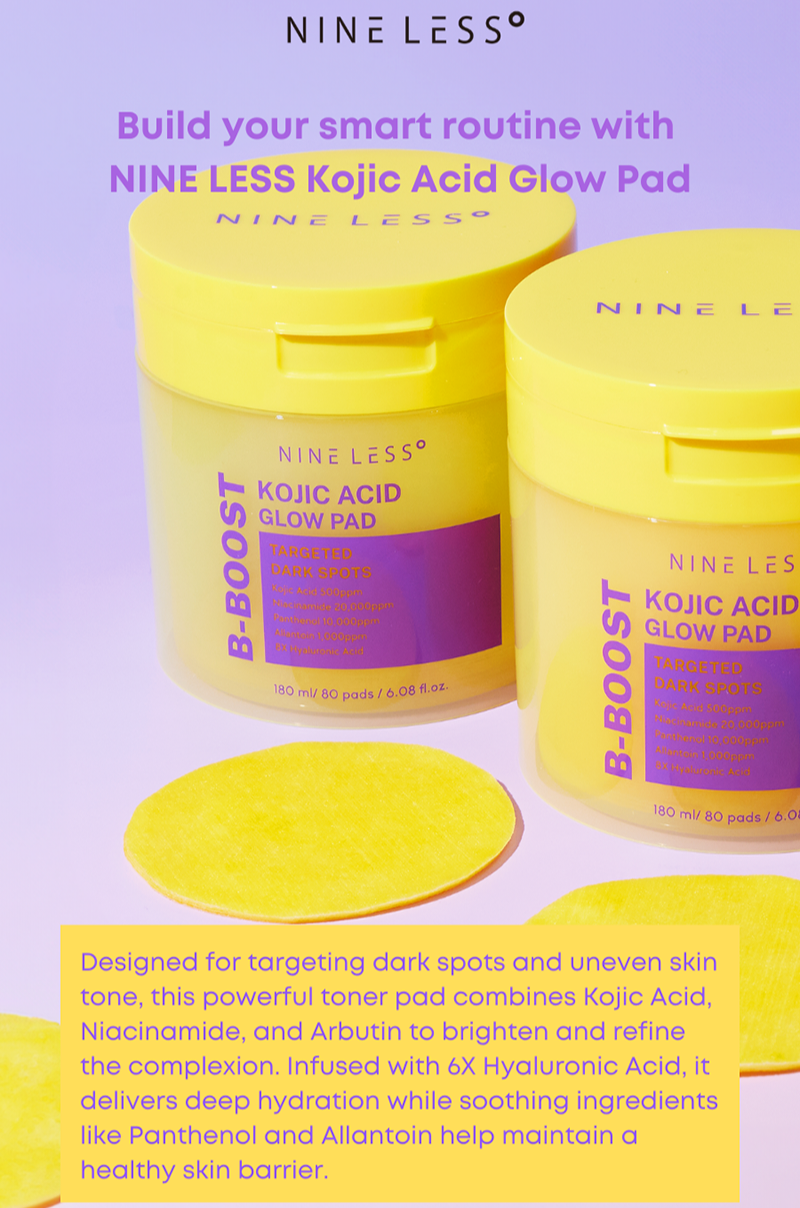 NINELESS : B-Boost Kojic Acid Glow Pad