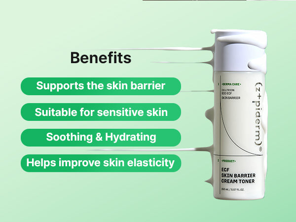 zipiderm : EGF Skin Barrier Cream Toner