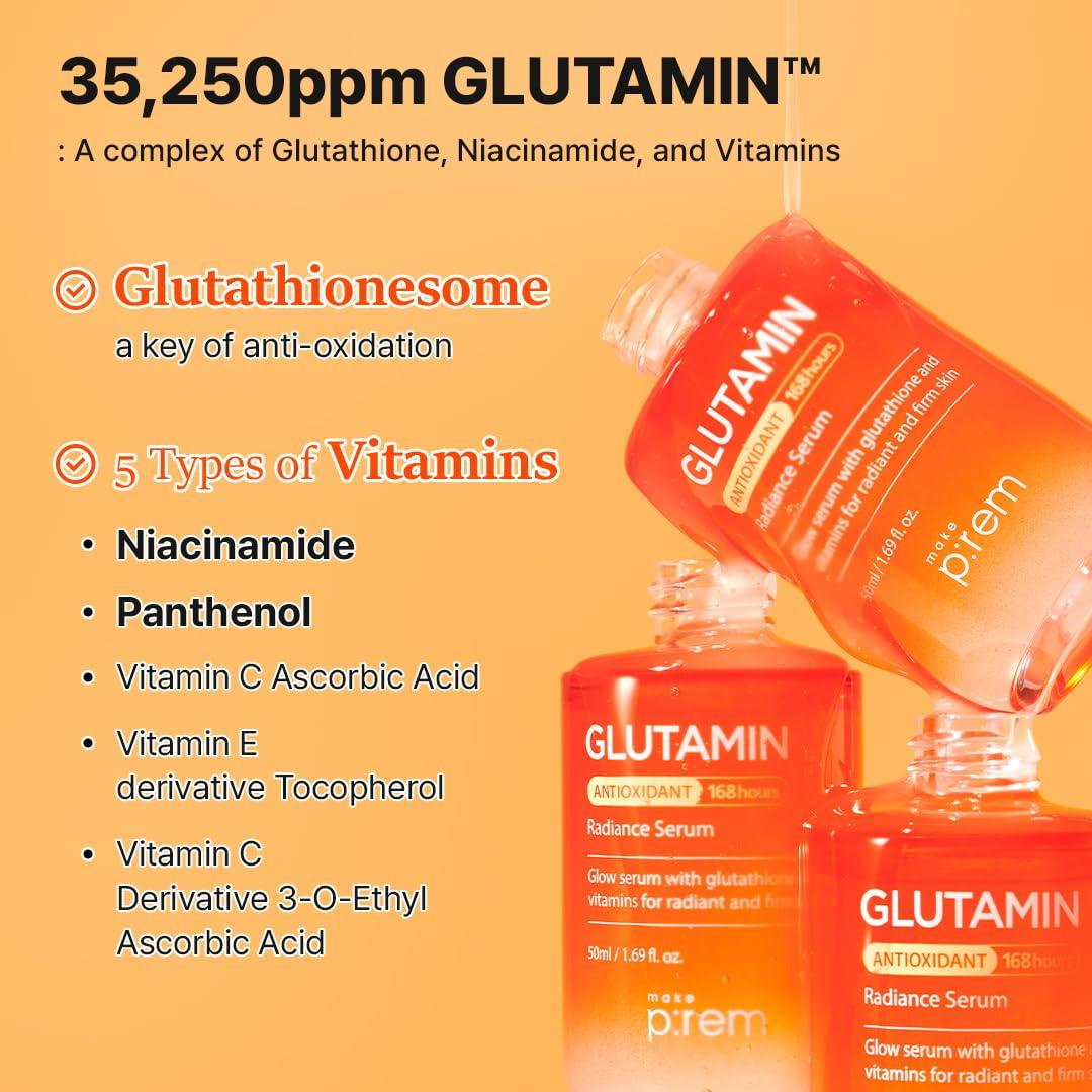 make p:rem : Glutamin Antioxidant Radiance Serum