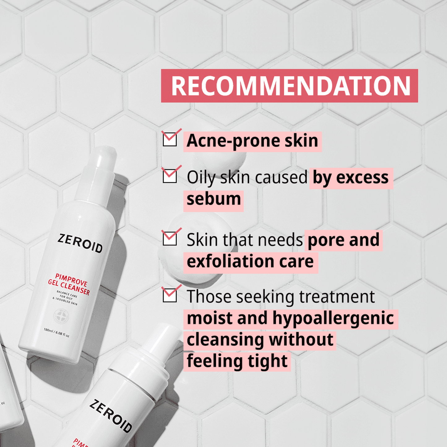 ZEROID : Pimprove Gel Cleanser