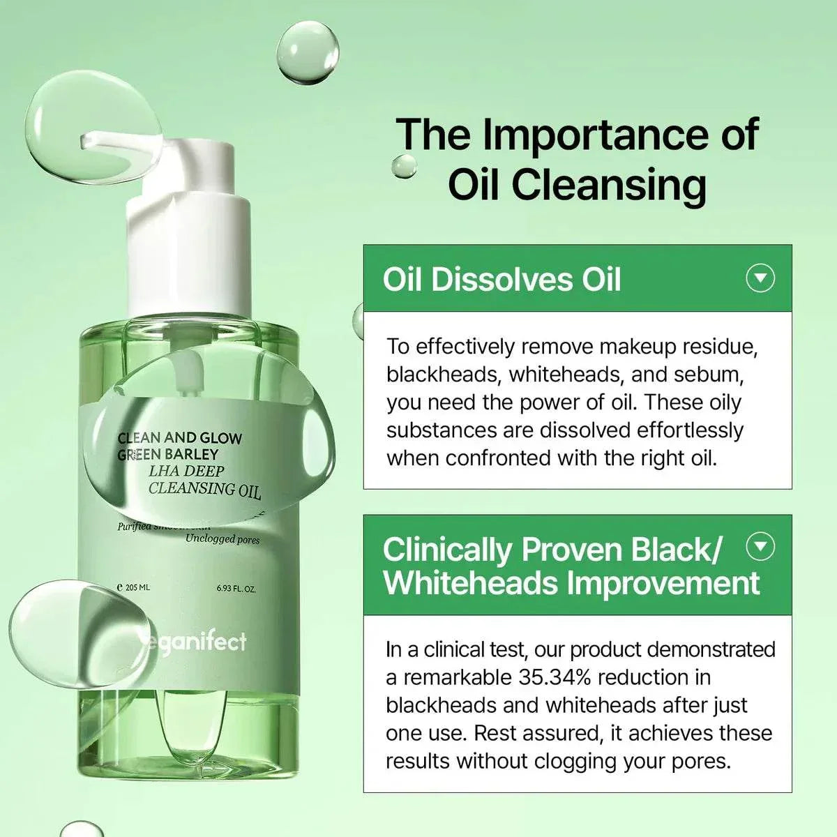 Veganifect : Clean And Glow Green Barley Cleansing Oil