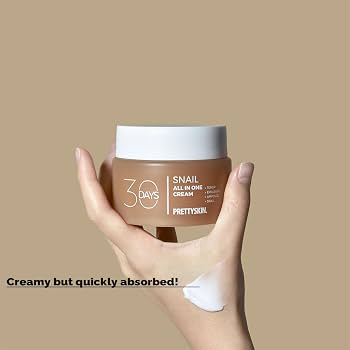 PRETTYSKIN : 30 Days All In One Snail Cream