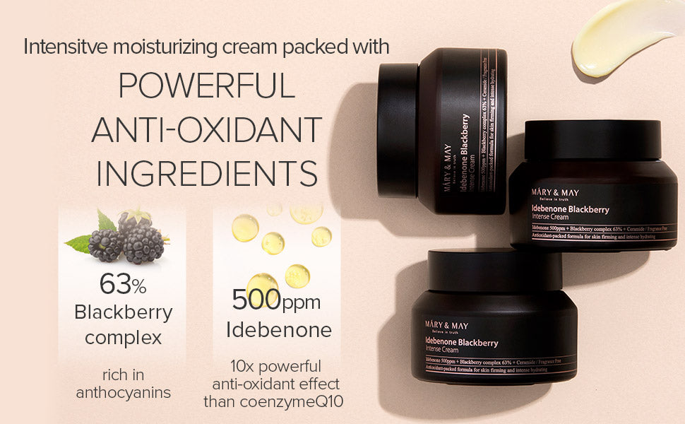 Mary&May : Idebenone Blackberry Intense Cream
