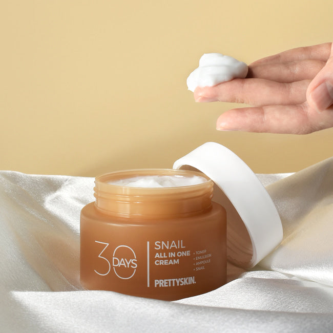 PRETTYSKIN : 30 Days All In One Snail Cream
