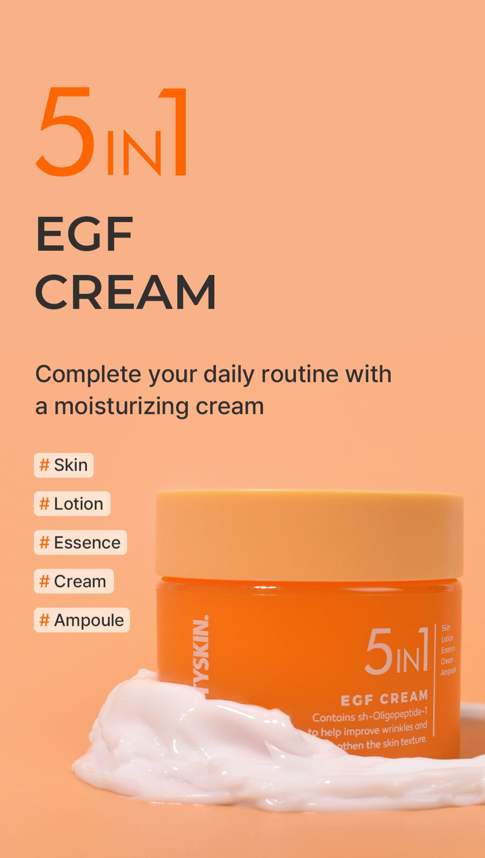 PRETTYSKIN : 5In1 EGF Cream