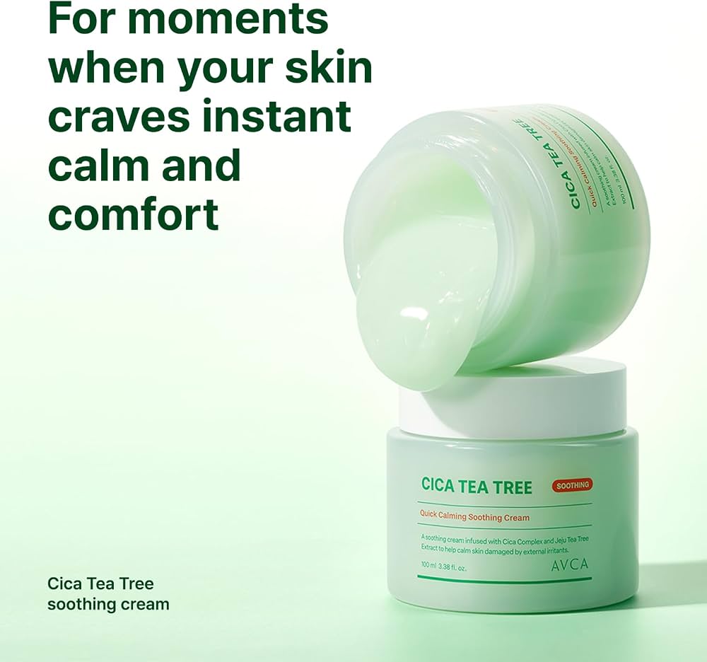 AVCA : Cica Tea Tree Quick Calming Soothing Cream