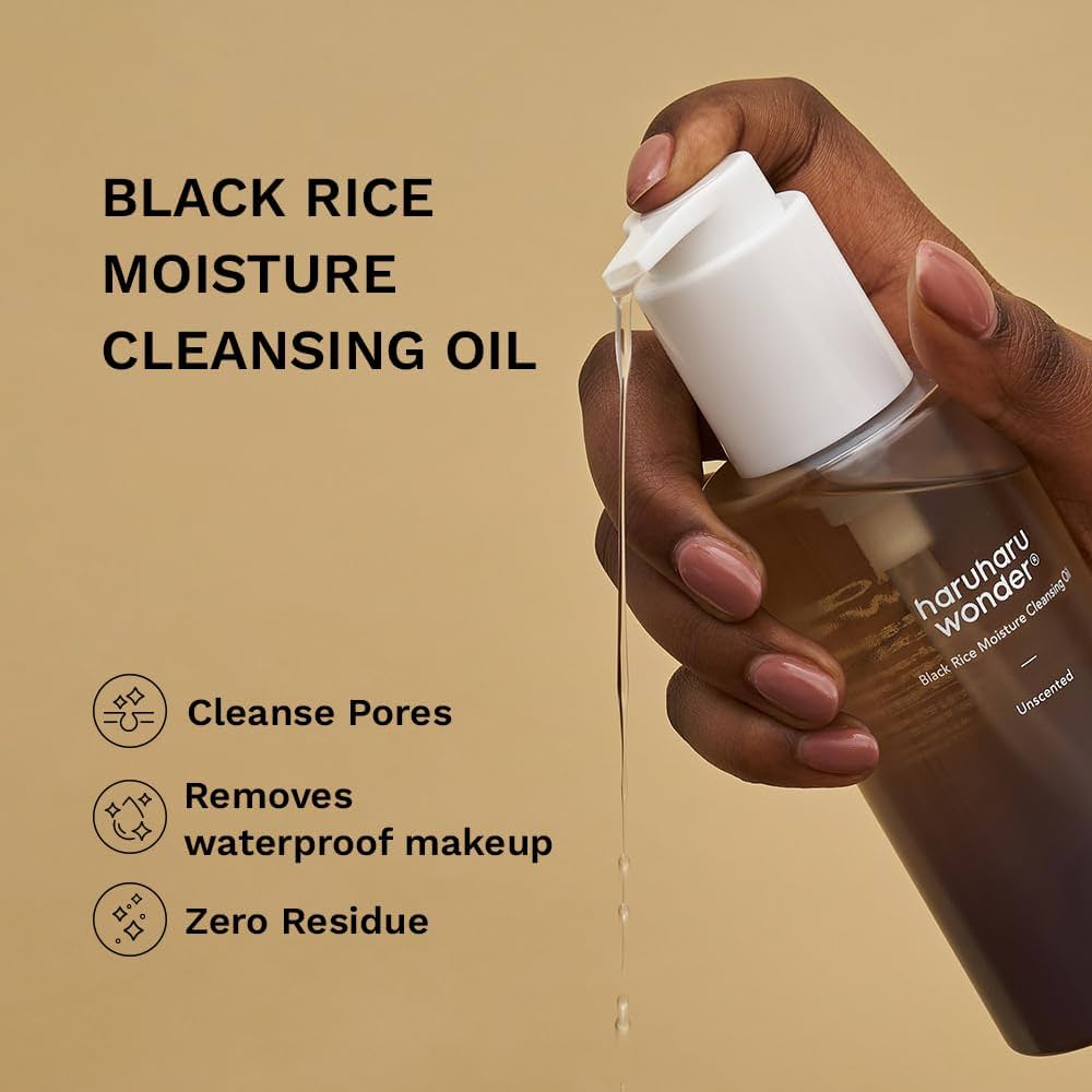 haruharu wonder : Black Rice Moisture Cleansing Oil