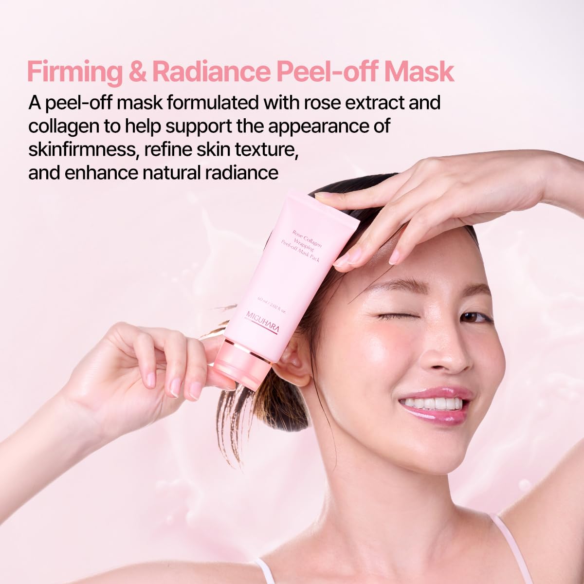 MIGUHARA : Rose Collagen Wrapping Peel-off Mask Pack