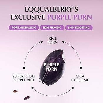 EQQUALBERRY : Purple PDRN Pore Minimizing Serum