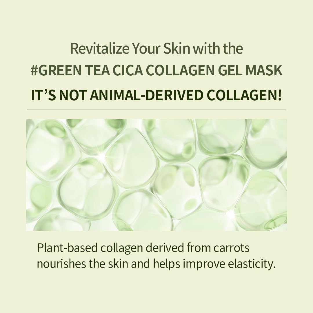 Nacific : Green Tea Cica Collagen Gel Mask Set