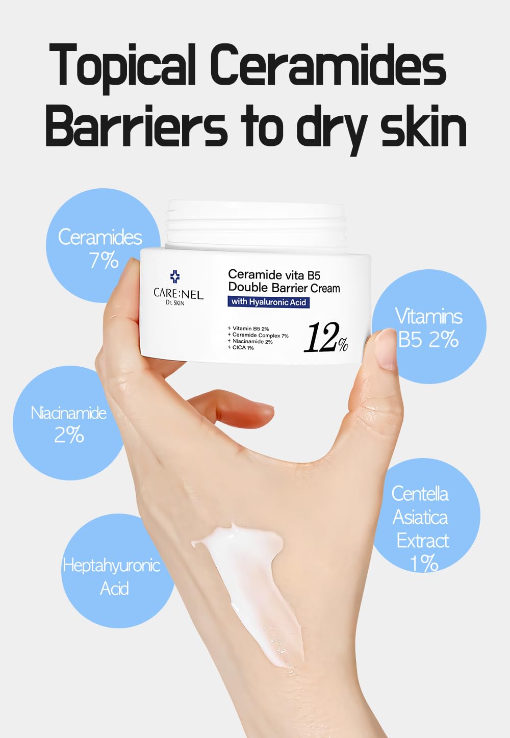 CARE:NEL : Ceramide Vita B5 Double Barrier Cream