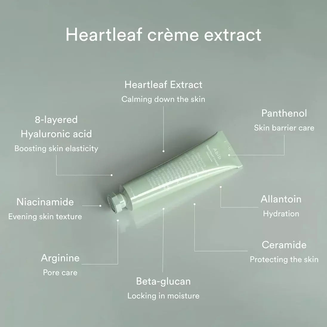 Abib : Heartleaf Crème Calming Tube Mini