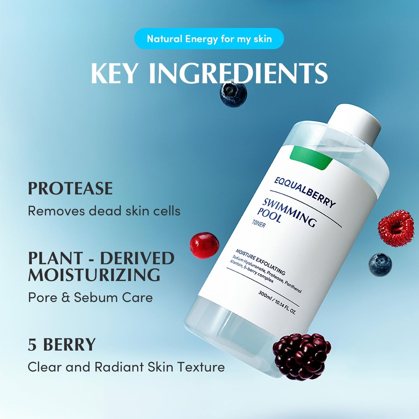 EQQUALBERRY - Swimming Pool Toner