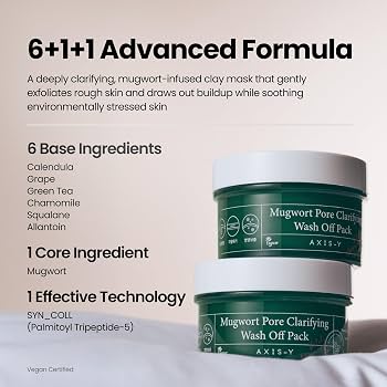 AXIS-Y : Mugwort Pore Clarifying Wash Off Pack