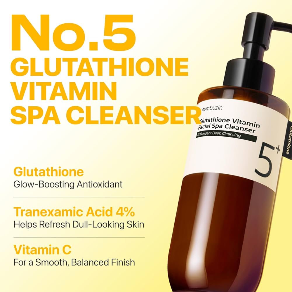 numbuzin : No. 5+ Glutathione C Facial Spa Cleanser