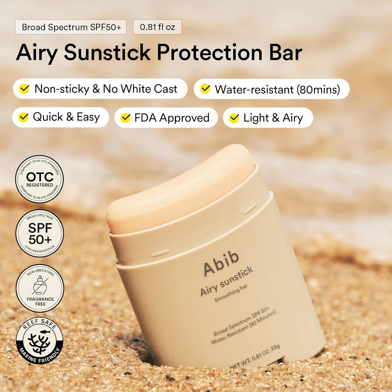 Abib : Airy Sunstick Smoothing Bar