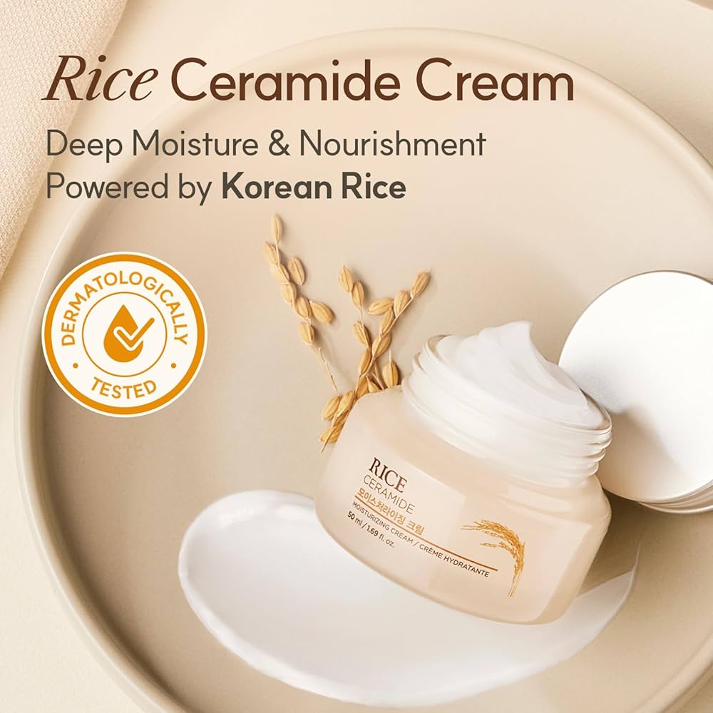 THE FACE SHOP : Rice & Ceramide Moisturizing Cream
