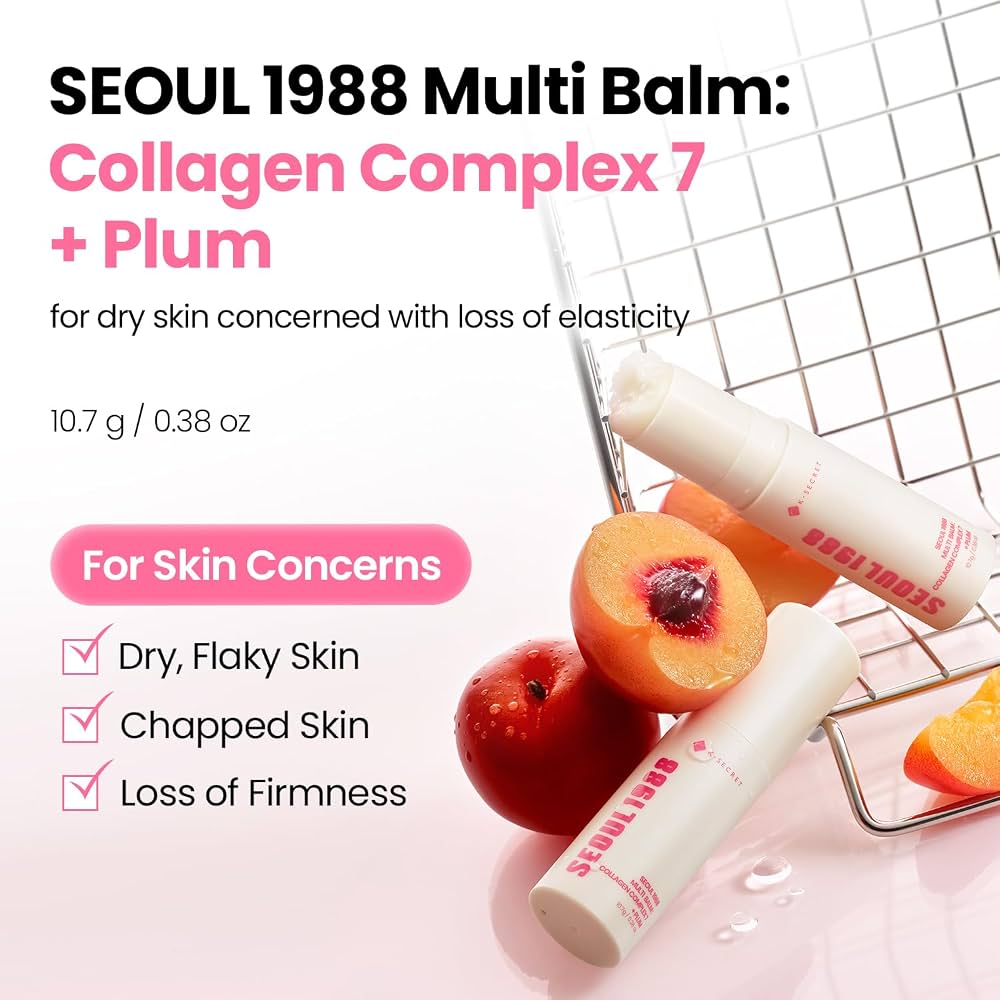 KSECRET : SEOUL 1988 Multi Balm : Collagen Complex 7 + Plum
