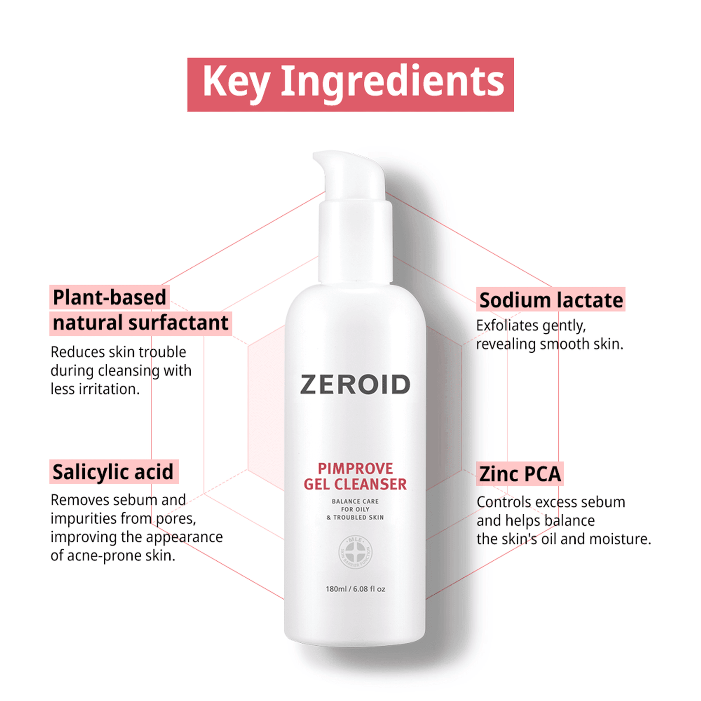 ZEROID : Pimprove Gel Cleanser
