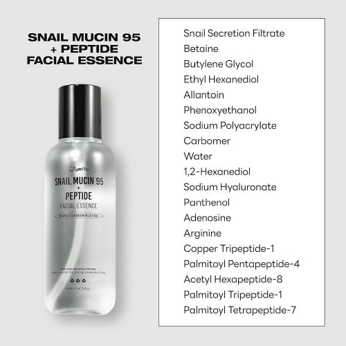JUMISO : Snail Mucin 95 + Peptide Facial Essence