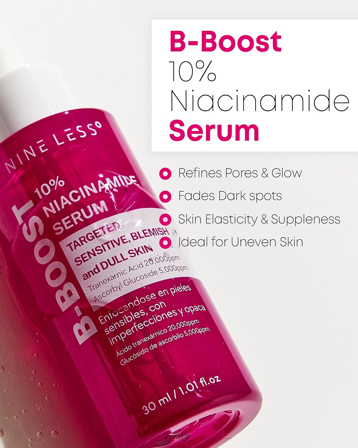 NINELESS : B-Boost 10% Niacinamide Serum