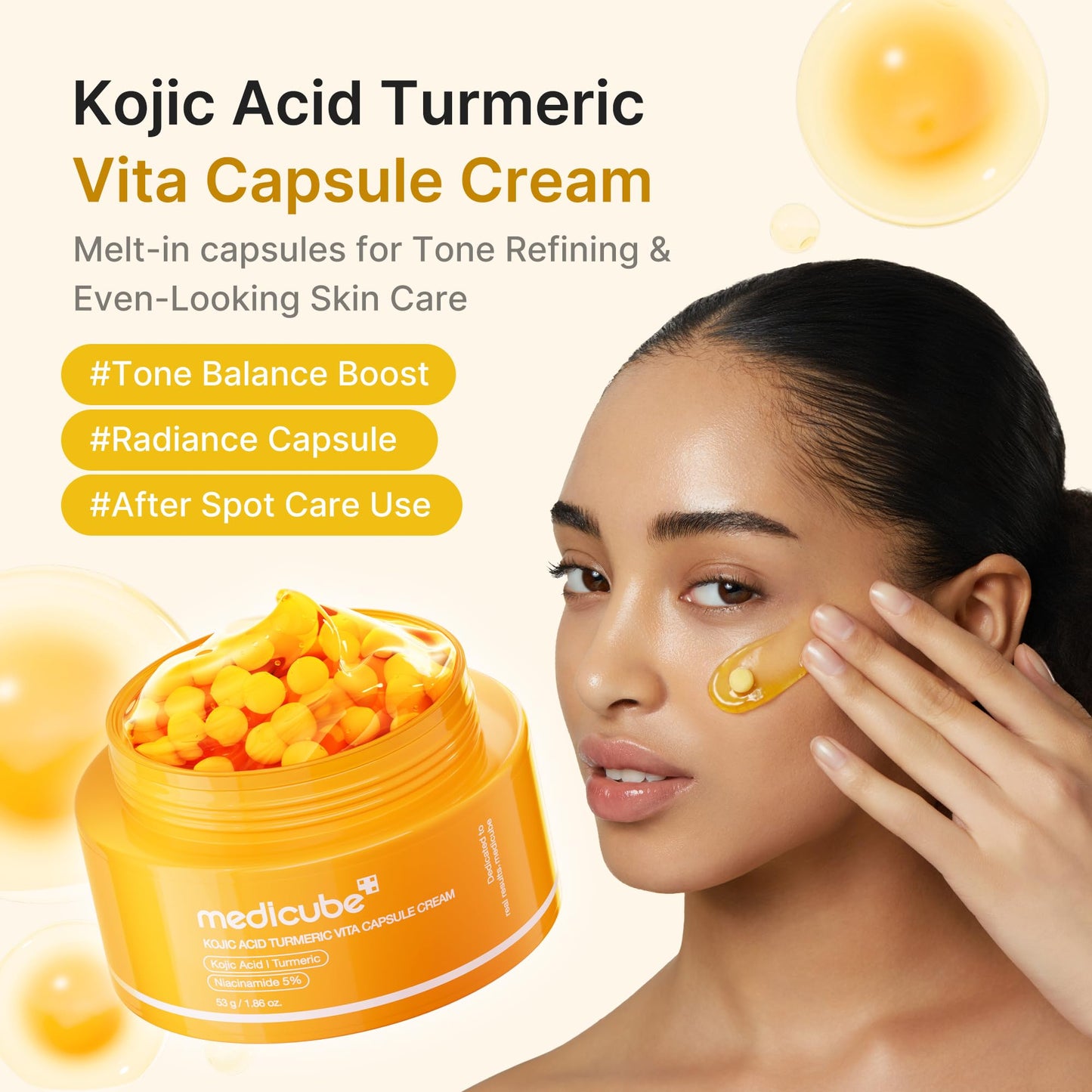medicube : Kojic Acid Turmeric Vita Capsule Cream