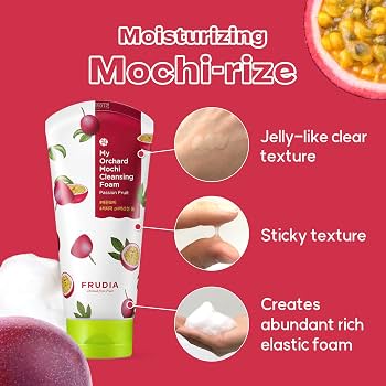 FRUDIA :  My Orchard Mochi Cleansing Foam #Passion Fruit