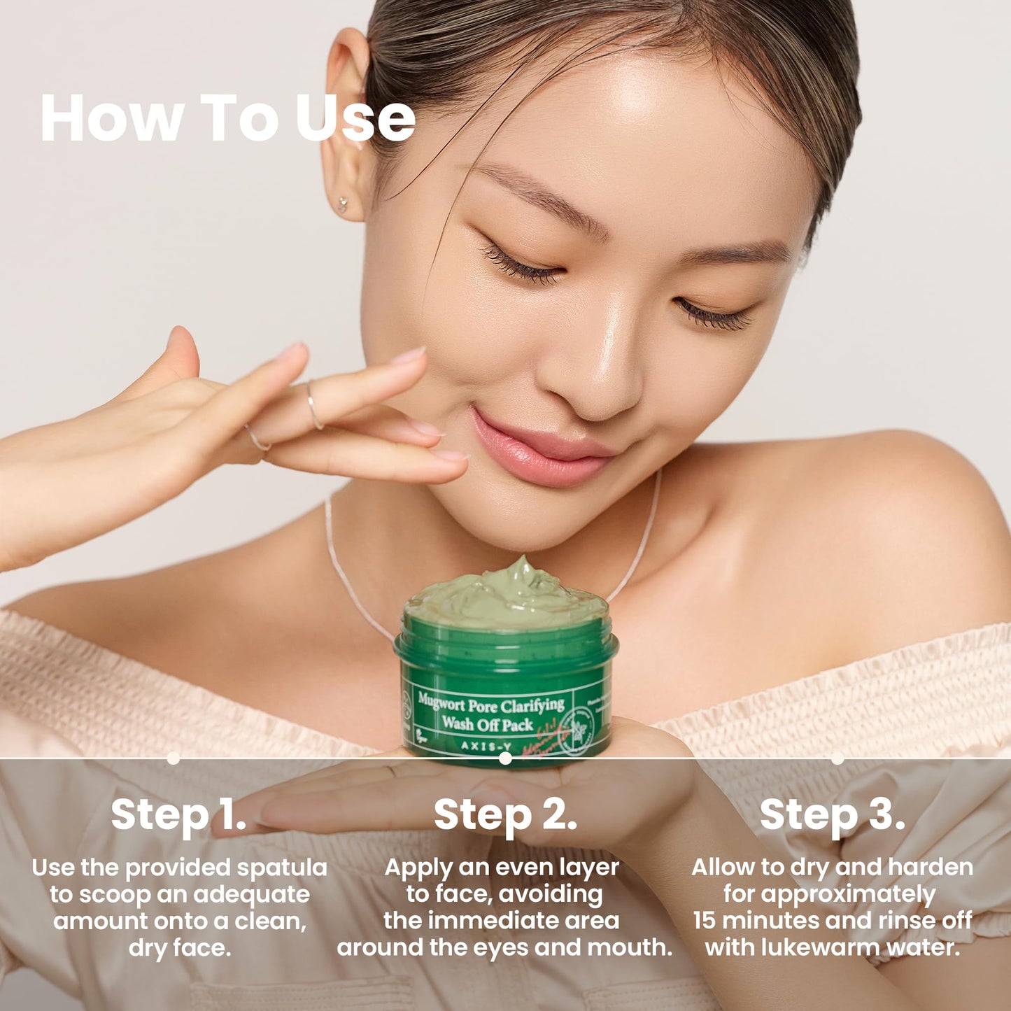 AXIS-Y : Mugwort Pore Clarifying Wash Off Pack