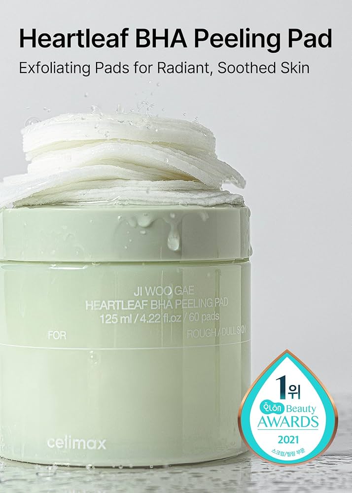 celimax : JIWOOGAE Heartleaf BHA Peeling Pad