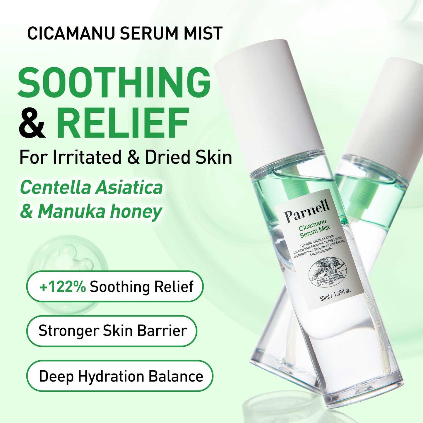 Parnell : Cicamanu Serum Mist