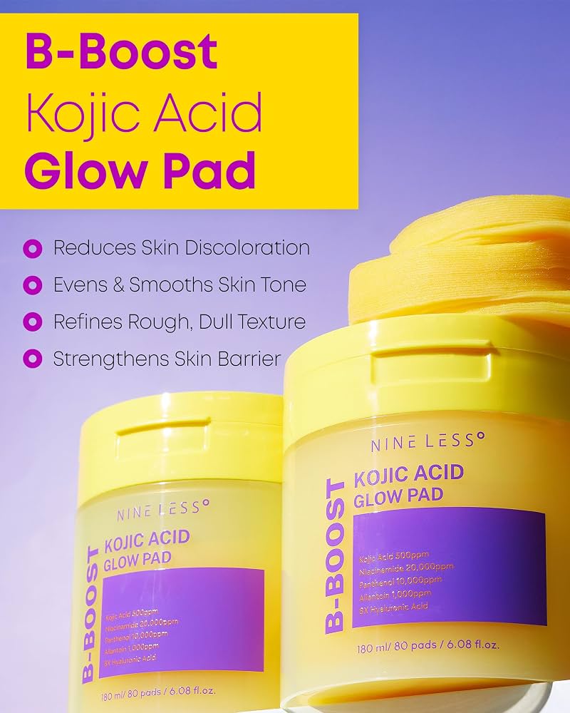 NINELESS : B-Boost Kojic Acid Glow Pad