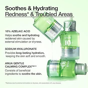 Anua : Azelaic Acid 10 Hyaluron Redness Soothing Serum
